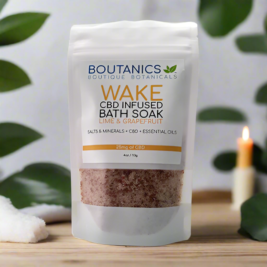 Wake: Lime & Grapefruit | CBD Infused Bath Soak