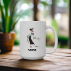 Otherworldly: Zombie Rise and Shine Female Reversible Mug (15 oz)