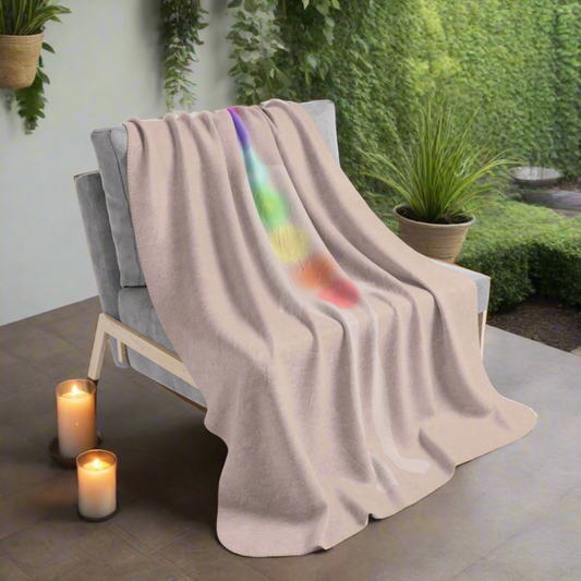 3-in-1 Reiki Blanket: Quartz