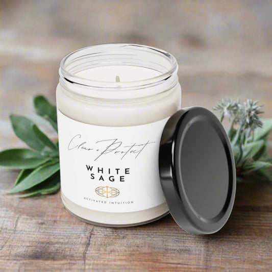 Activation Candle: White Sage | Clear & Protect