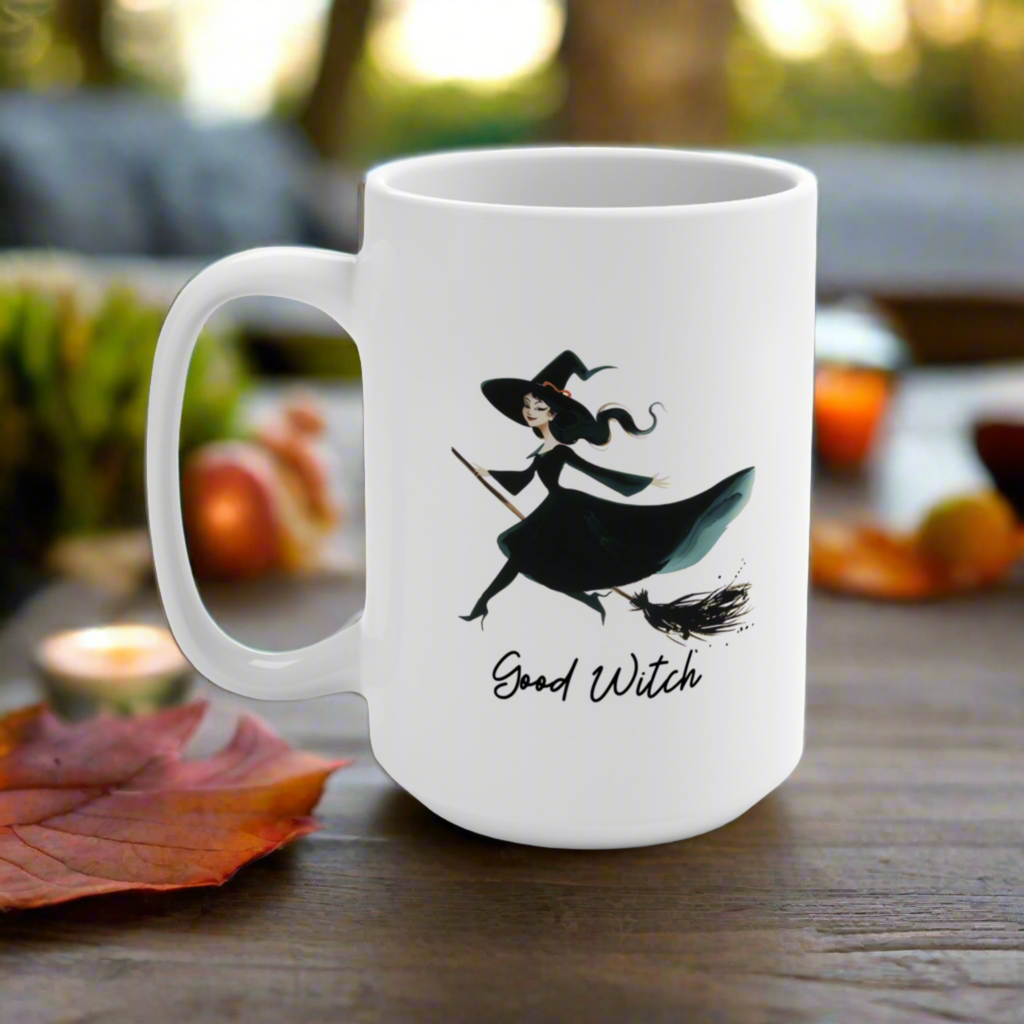 Otherworldly: Good Witch Bad Witch Reversible Mug (15 oz)