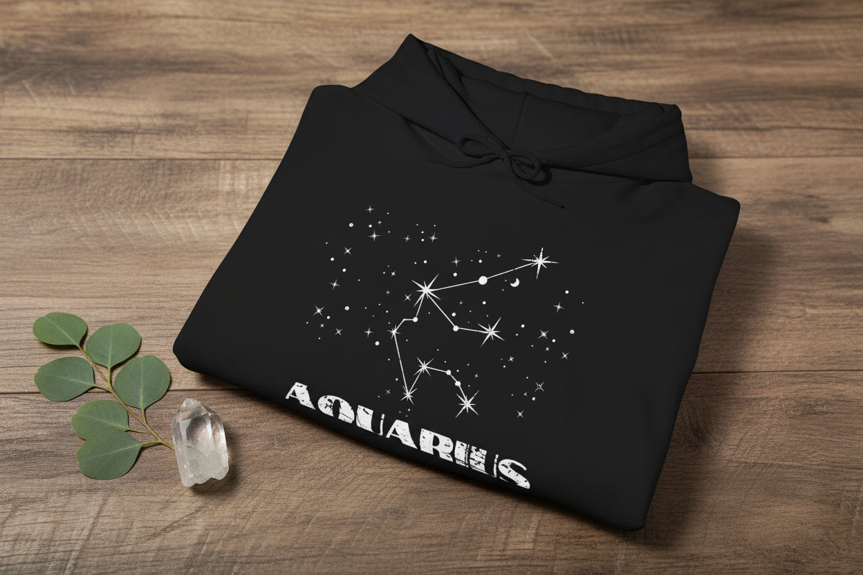 Astrology: Aquarius Hoodie | Coded to Increase Intuition