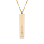 Personalized Hidden Manifestation Necklace 18K Gold | Grateful