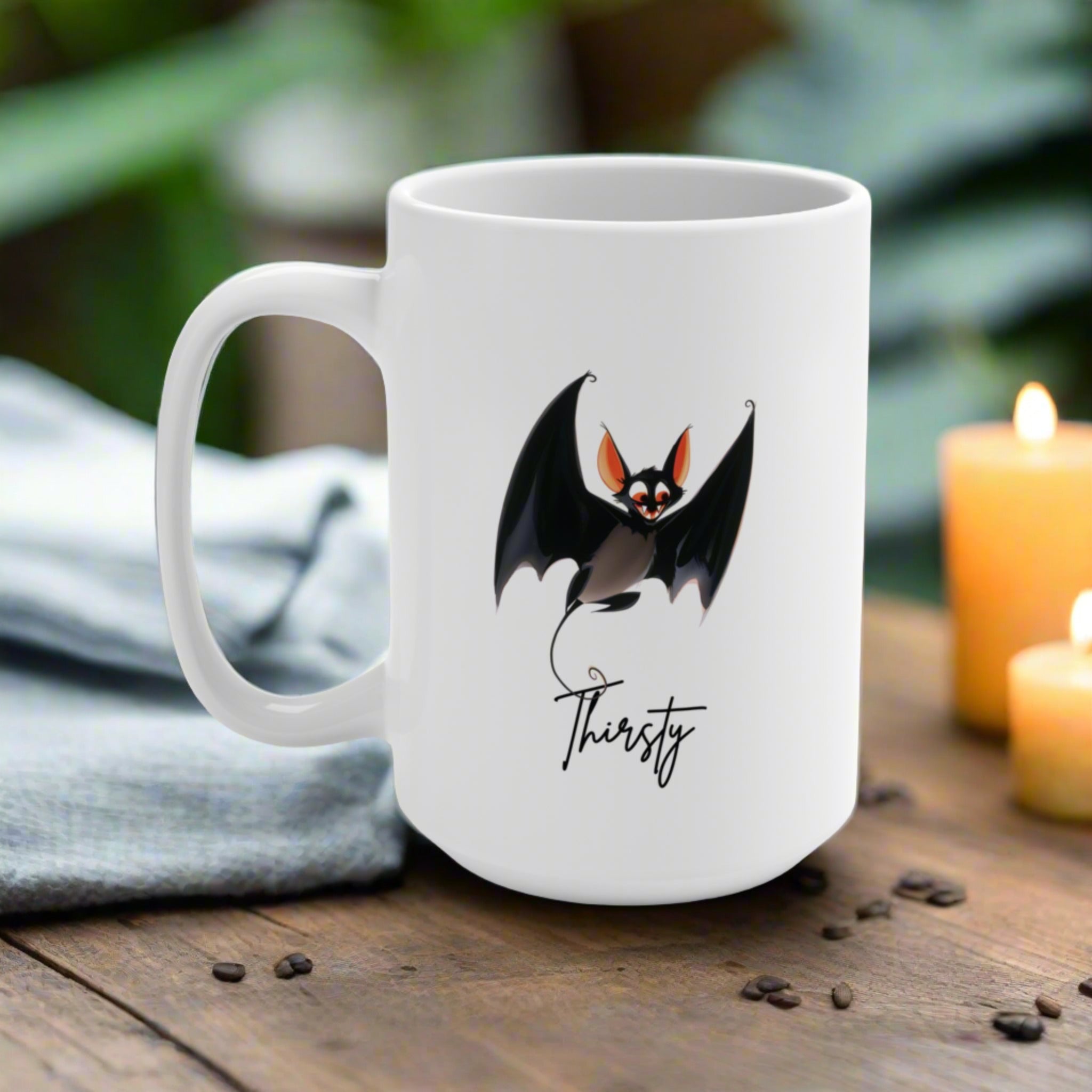 Otherworldly: Vampire Bat Reversible Mug (15 oz)