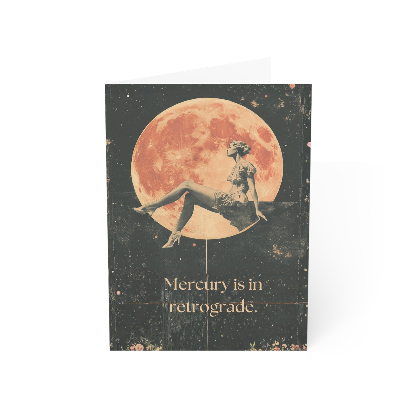 Mercury Is in Retrograde: If this card is late, then you know why. | Greeting Card (with personal message)