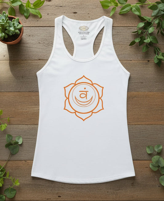 Sacral Chakra Women's Ideal Racerback Tank
