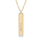 Personalized Hidden Manifestation Necklace 18K Gold | ...And so it is