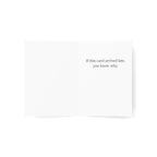 Mercury Is in Retrograde: If this card is late, then you know why. | Greeting Card (Pack of 10)