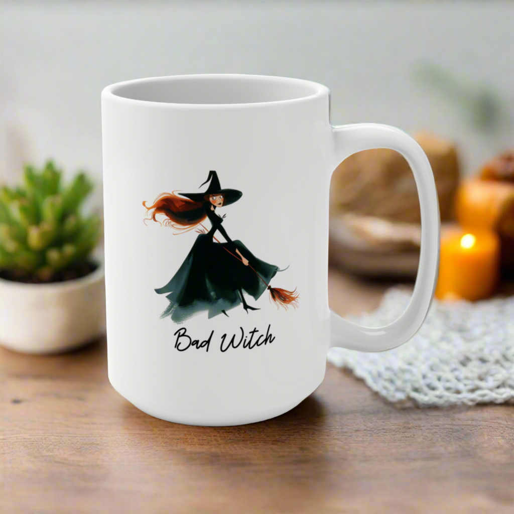Otherworldly: Good Witch Bad Witch Reversible Mug (15 oz)