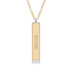 Personalized Hidden Manifestation Necklace 18K Gold | Manifested