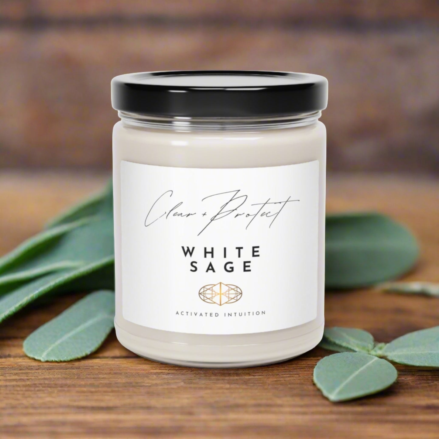 Activation Candle: White Sage | Clear & Protect