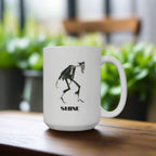 Otherworldly: Zombie Rise and Shine Male Reversible Mug (15 oz)
