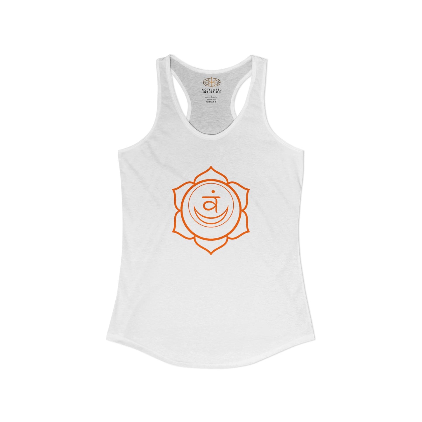 Sacral Chakra Women's Ideal Racerback Tank