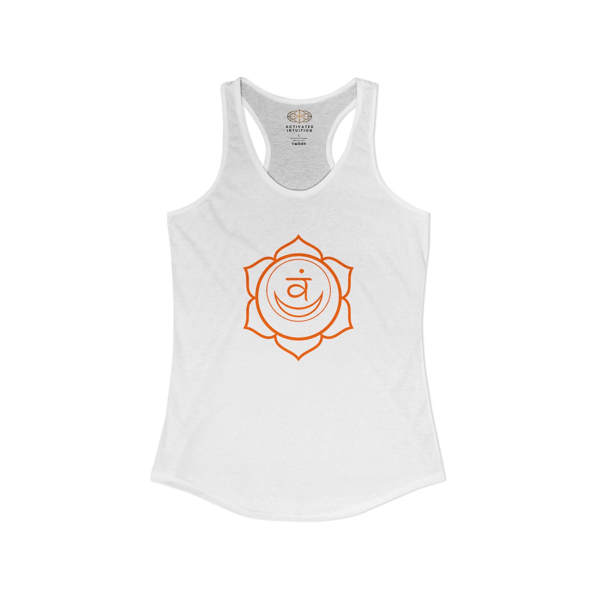 Sacral Chakra Women's Ideal Racerback Tank