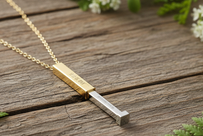 Personalized Hidden Manifestation Necklace 18K Gold | ...And so it is