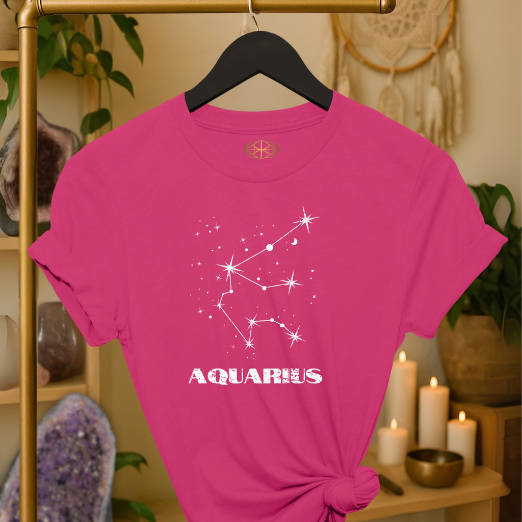 Astrology: Aquarius T-Shirt | Coded to Increase Intuition