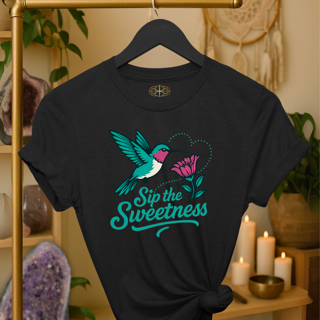 Hummingbird Sip the Sweetness | Coded for Love & Self-Love
