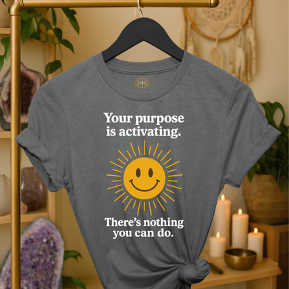 Your purpose is activating. There’s nothing you can do.