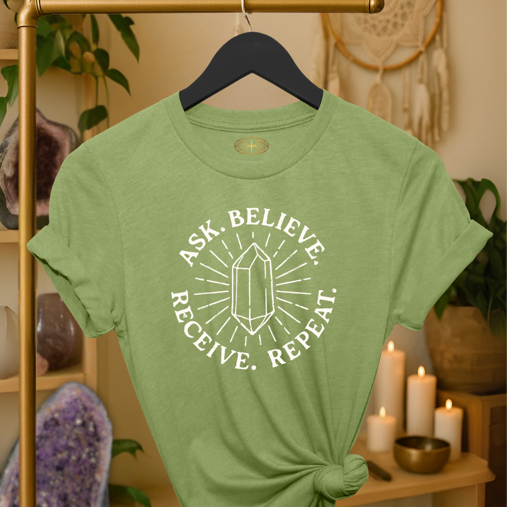 Ask Believe Receive Repeat | Coded for Manifestations