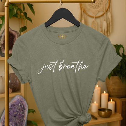 Intention Shirt: Just Breathe