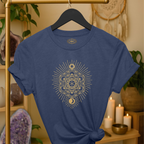 Metatron's Cube Crystal-Embedded Tee