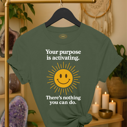 Your purpose is activating. There’s nothing you can do.