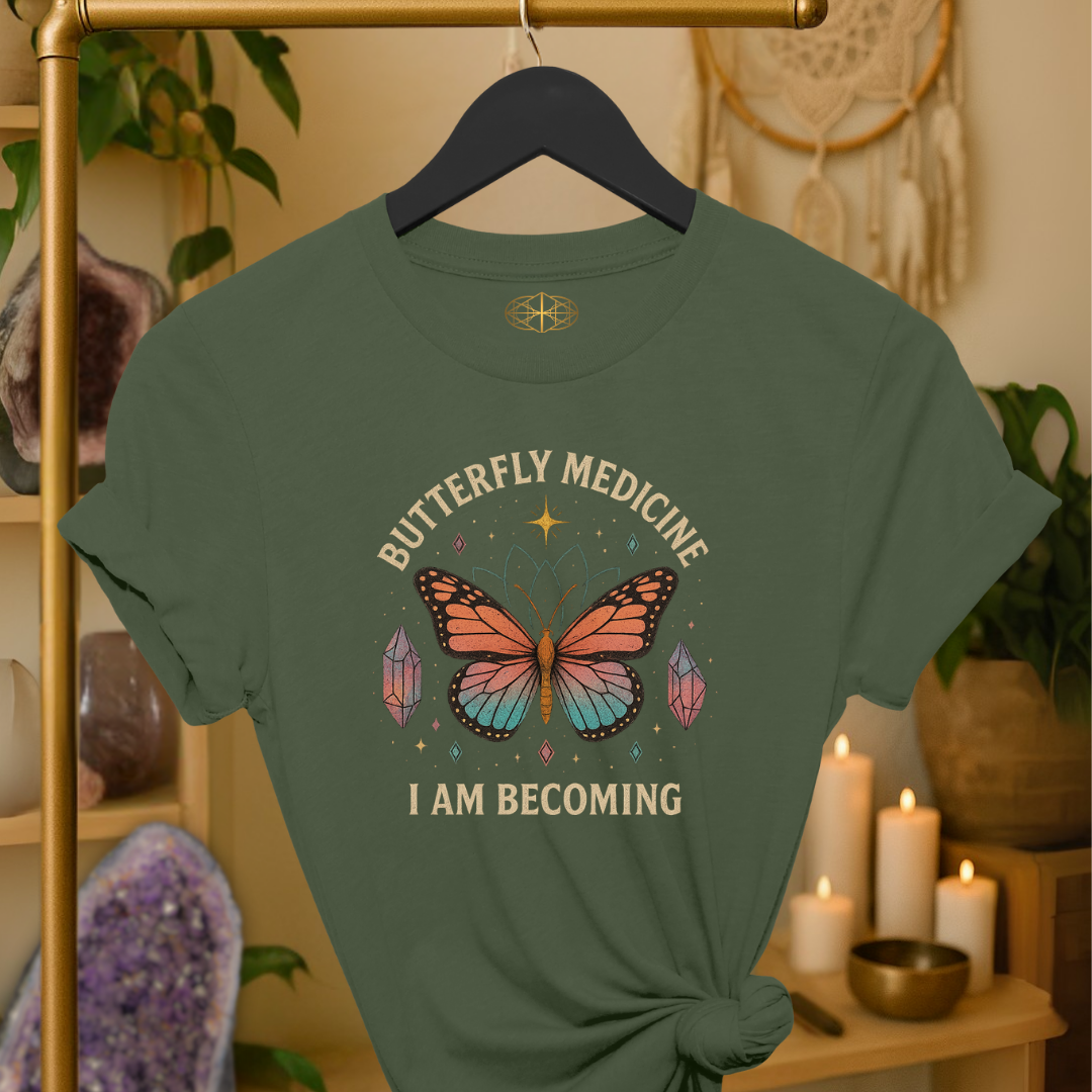 Butterfly Medicine I Am Becoming | Coded for Transformation