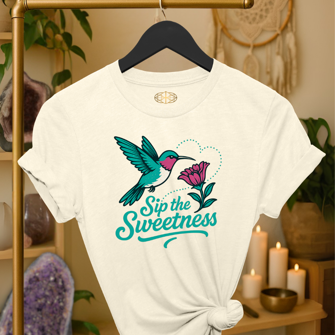 Hummingbird Sip the Sweetness | Coded for Love & Self-Love