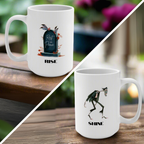 Otherworldly: Zombie Rise and Shine Male Reversible Mug (15 oz)