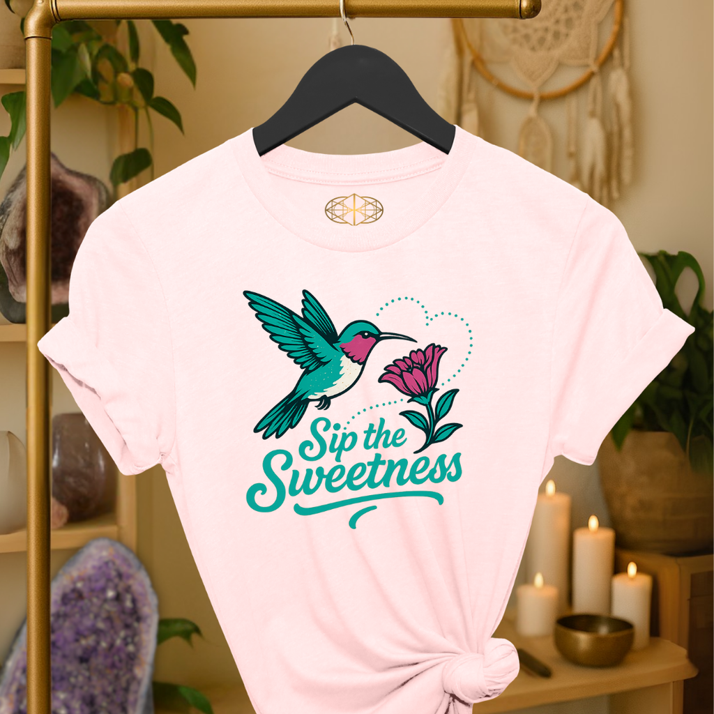 Hummingbird Sip the Sweetness | Coded for Love & Self-Love