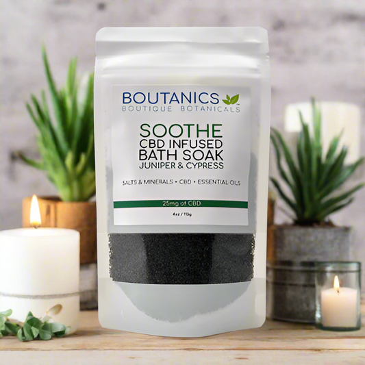 Soothe: Juniper & Cypress | CBD Infused Bath Soak