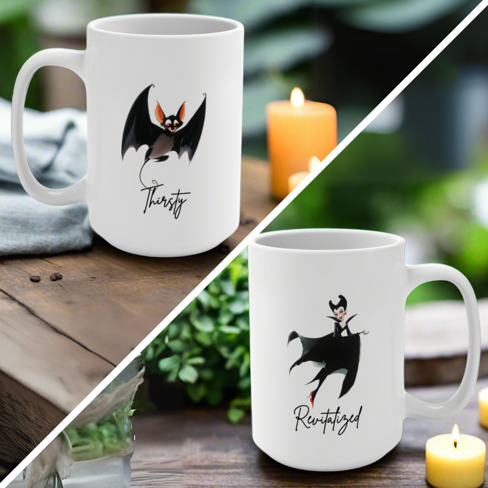 Otherworldly: Vampire Bat Reversible Mug (15 oz)