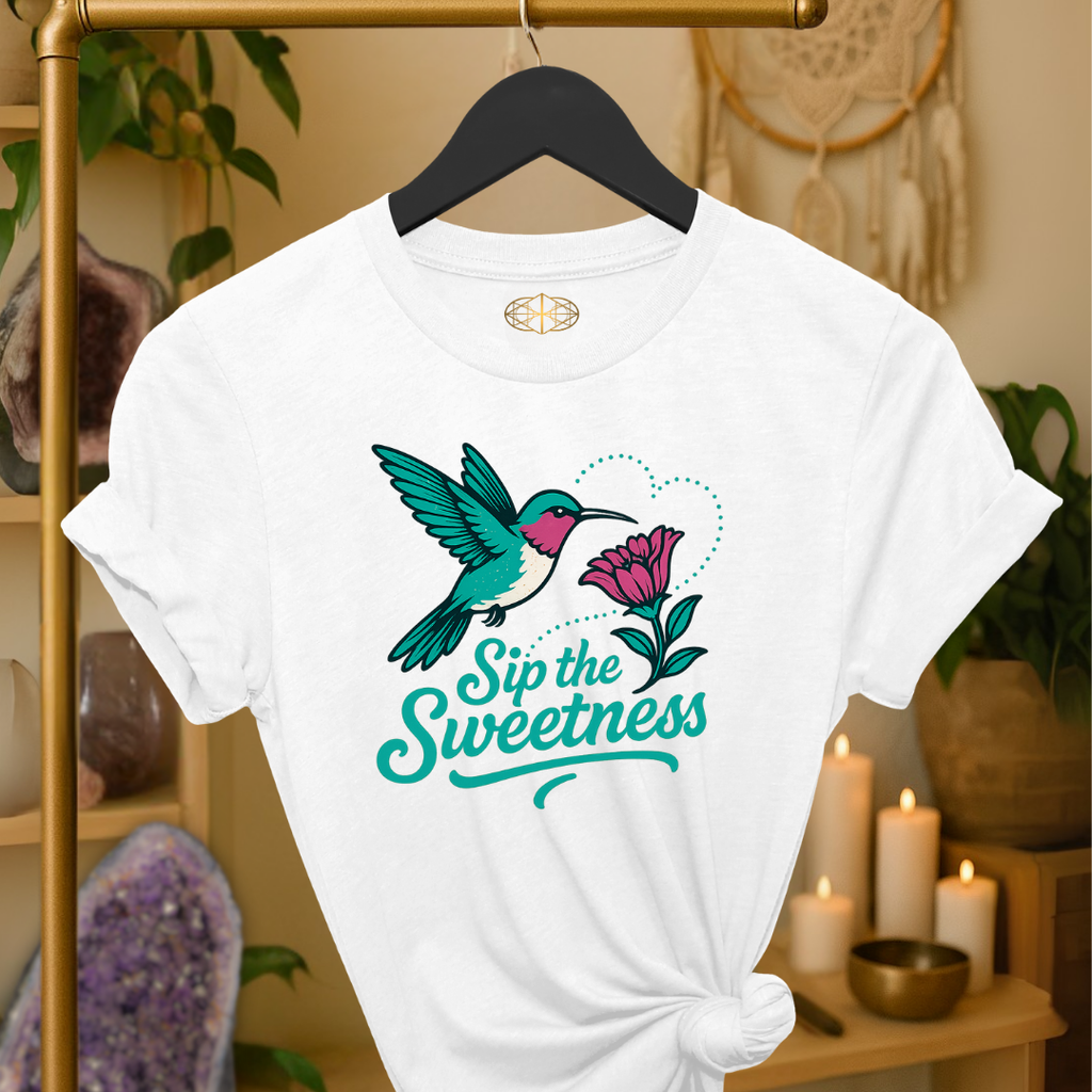 Hummingbird Sip the Sweetness | Coded for Love & Self-Love