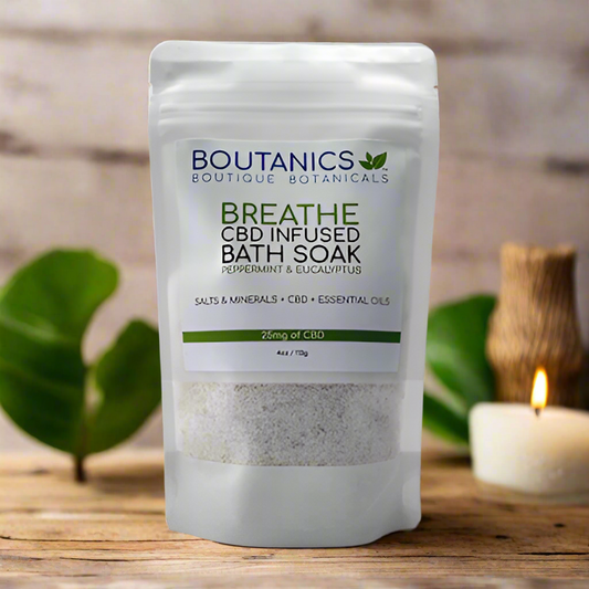 Breathe: Peppermint & Eucalyptus | CBD Infused Bath Soak
