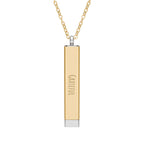 "Grateful" Personalized Secret Manifestation Necklace | 18K Gold Finish