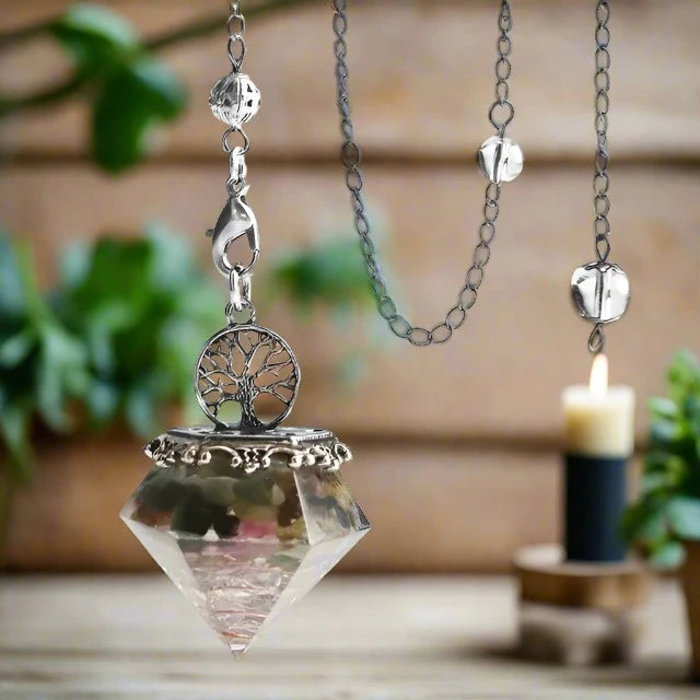 Orgone Crystal and Copper Pendulum