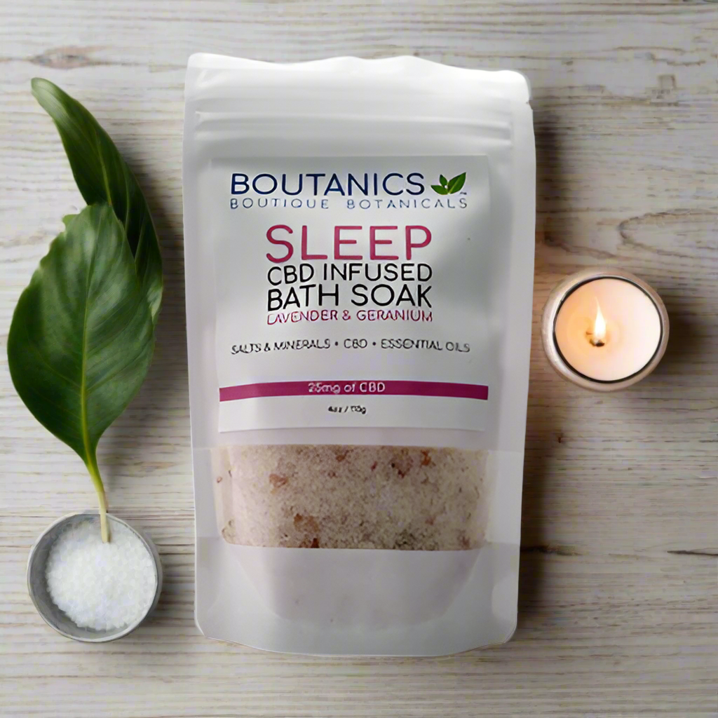 Sleep: Lavender & Geranium | CBD Infused Bath Soak